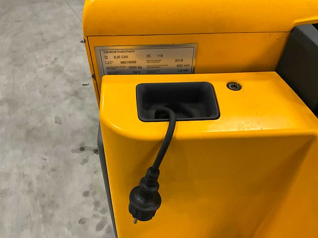 2018 jungheinrich eje c20 elektrische palletwagen - afbeelding 10 van  11