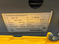 2018 jungheinrich ere 120 elektrische palletwagen - afbeelding 3 van  12