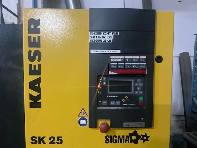 2018 kaeser aircenter sk25 schroefcompressor - afbeelding 4 van  6