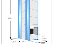2018 kardex remstar shuttle xp 500-3050x864 geautomatiseerde opslagsysteem (asrs – automated storage and retrieval system) - afbeelding 5 van  13