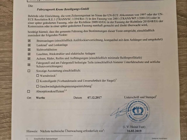 2018 krone oplegger/schuifzeiltrailer - 3 assen - 39t - afbeelding 20 van  28