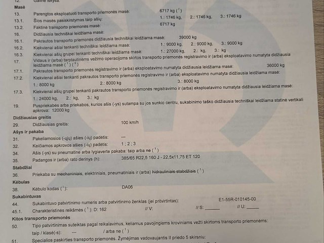 2018 krone sd trailer schuifzeil - 3 assig - 39t - afbeelding 22 van  30