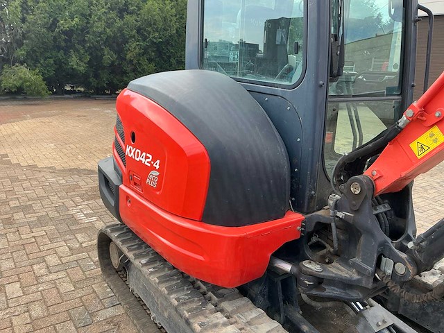 2018 kubota kx042-4 minigraafmachine - afbeelding 13 van  29