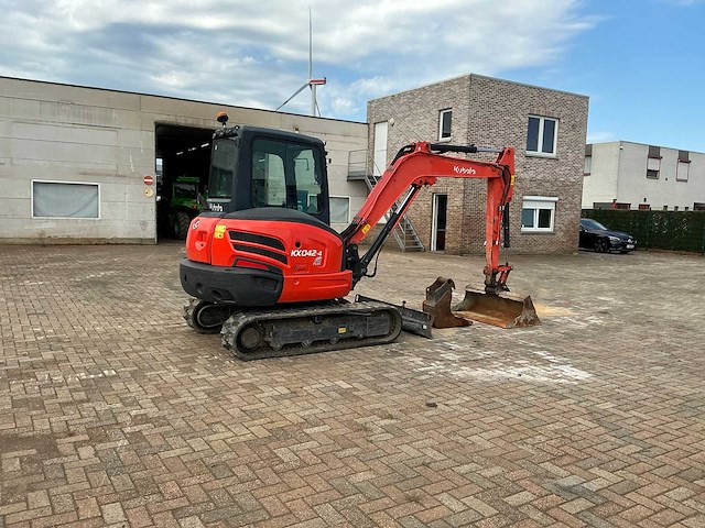2018 kubota kx042-4 minigraafmachine - afbeelding 24 van  29