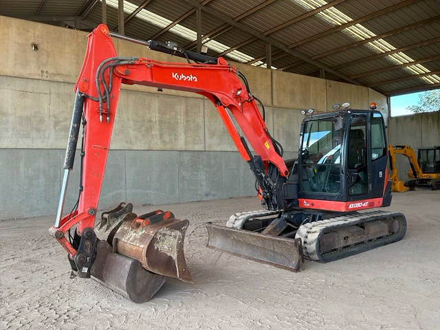 2018 kubota kx080-4 rupsgraafmachine - afbeelding 1 van  22