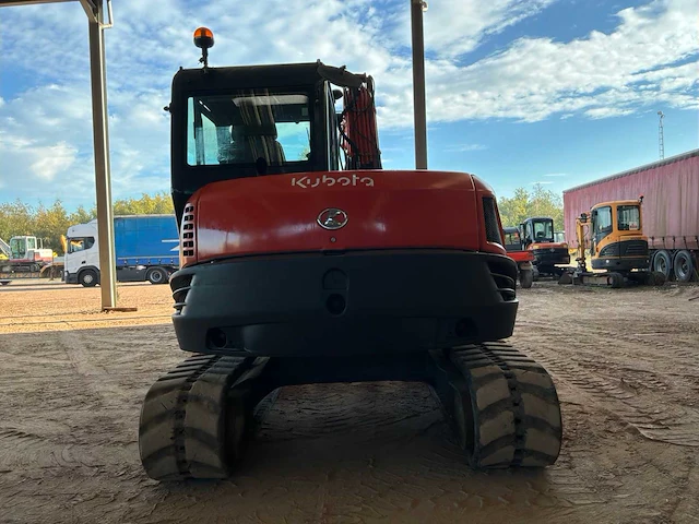 2018 kubota kx080-4 rupsgraafmachine - afbeelding 19 van  22
