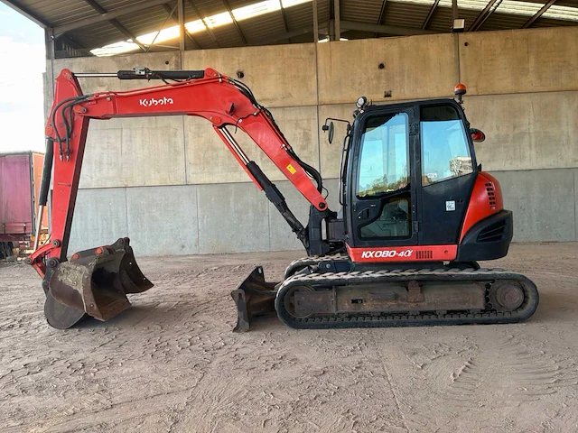 2018 kubota kx080-4 rupsgraafmachine - afbeelding 21 van  22