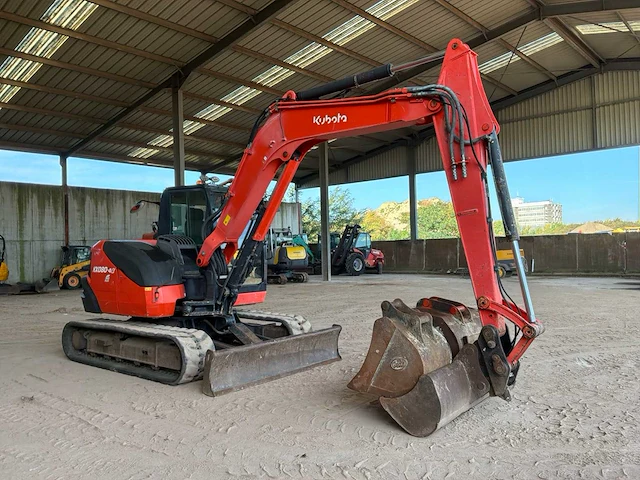 2018 kubota kx080-4 rupsgraafmachine - afbeelding 5 van  22