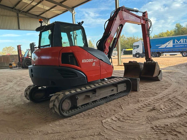 2018 kubota kx080-4 rupsgraafmachine - afbeelding 6 van  22
