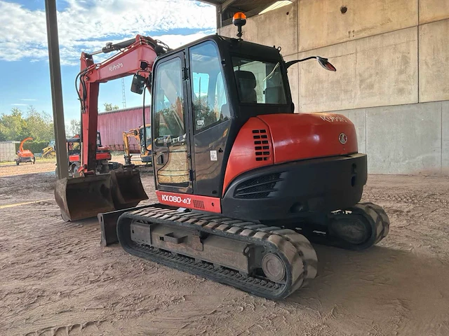 2018 kubota kx080-4 rupsgraafmachine - afbeelding 8 van  22