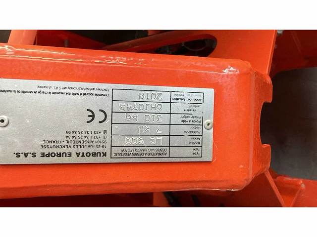 2018 kubota lc900 oc95 actv diesel - houthakselaar - afbeelding 8 van  8