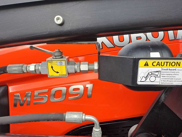 2018 kubota m 5091 4wd landbouwtractor - afbeelding 11 van  16