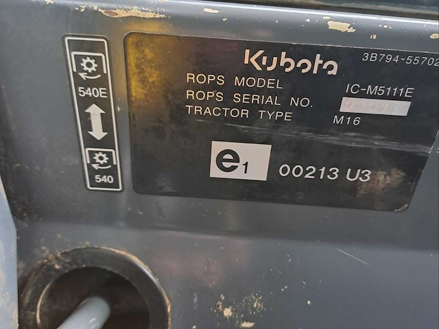 2018 kubota m 5091 4wd landbouwtractor - afbeelding 12 van  16