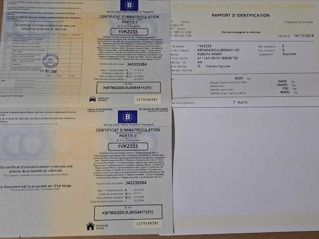 2018 kubota m 5091 4wd landbouwtractor - afbeelding 13 van  16