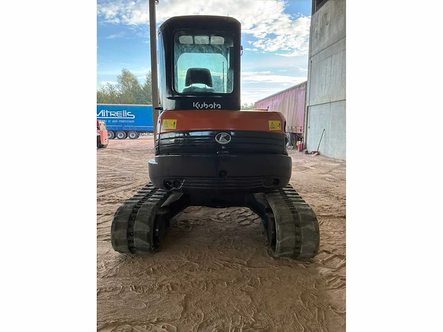 2018 kubota u55-4 rupsgraafmachine - afbeelding 14 van  17