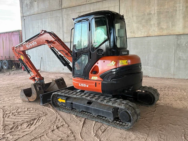 2018 kubota u55-4 rupsgraafmachine - afbeelding 15 van  17