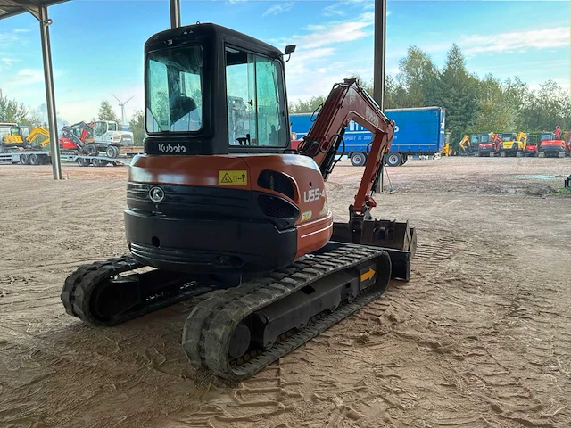 2018 kubota u55-4 rupsgraafmachine - afbeelding 14 van  17