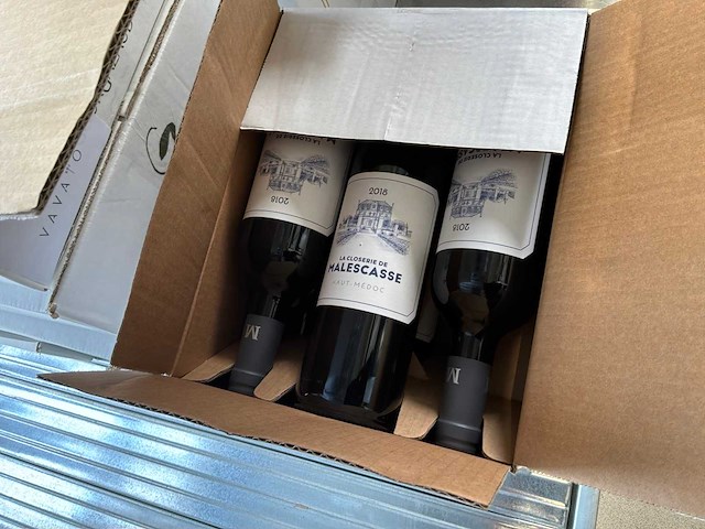 2018 la closerie malescasse haut-médoc rode wijn (12x) - afbeelding 4 van  7