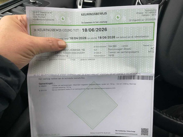 2018 land rover discovery 5 2.0 td sd4 hse personenauto - afbeelding 7 van  29