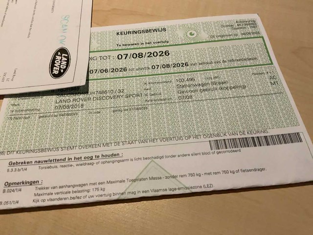 2018 land rover discovery sport - 108 495 km -personenauto - afbeelding 33 van  39