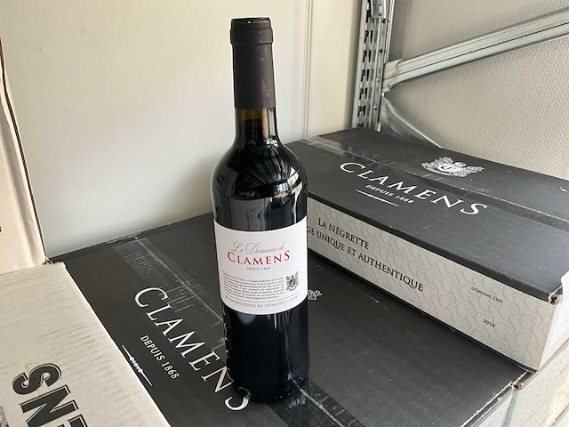 2018 le domaine du clamens comté tolosan rode wijn (41x) - afbeelding 4 van  4
