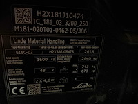 2018 linde e16c vorkheftruck - afbeelding 34 van  54