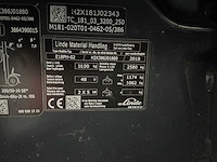 2018 linde e18ph-02 vorkheftruck meet weeg systeem - afbeelding 29 van  36