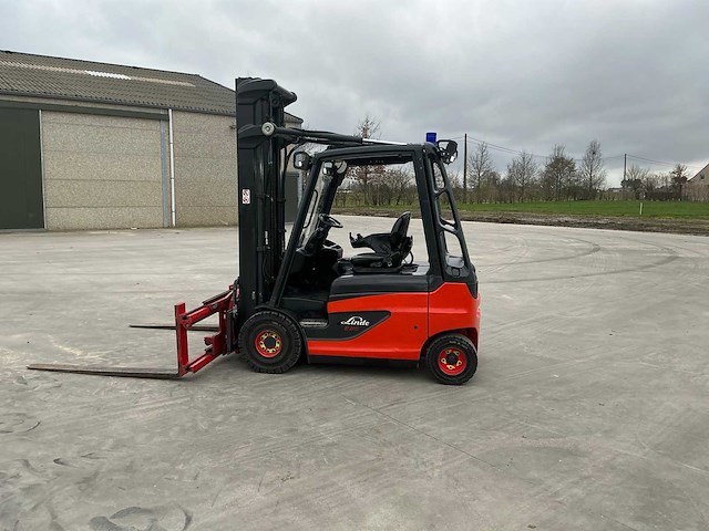 2018 linde e25-01 vorkheftruck met 360 °rotator/vorkversteller - afbeelding 10 van  60