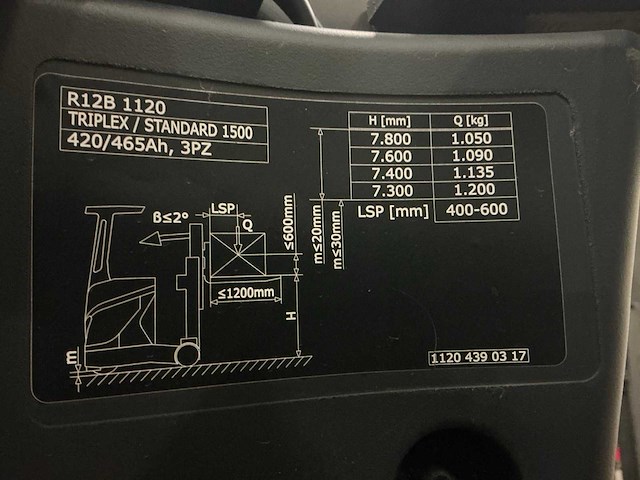 2018 linde r12b-01 reach truck - afbeelding 56 van  78