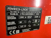 2018 linde r12b-01 reach truck - afbeelding 2 van  4
