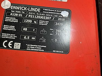 2018 linde r12b-01 reach truck - afbeelding 32 van  75