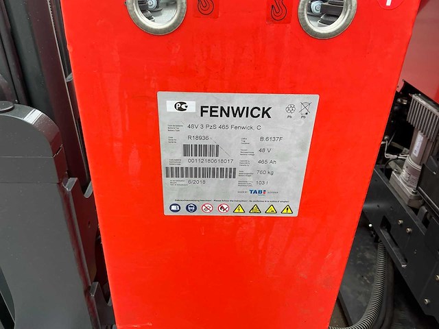 2018 linde r12b-01 reach truck - afbeelding 39 van  44