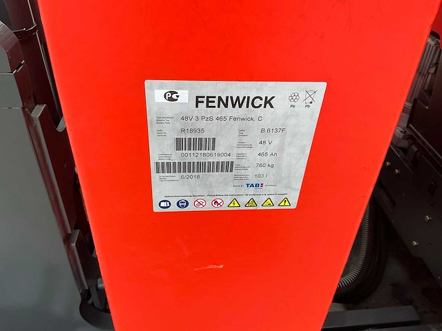 2018 linde r12b-01 reach truck - afbeelding 41 van  99
