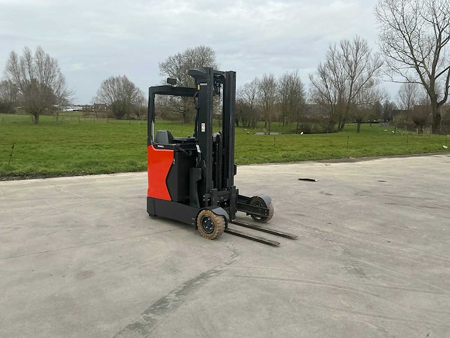 2018 linde r14g-01 reach truck op grote wielen - afbeelding 86 van  87