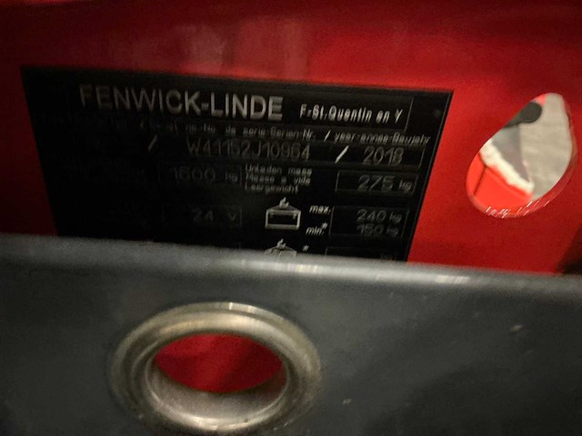 2018 linde t16 elektrische palletwagen - afbeelding 5 van  10