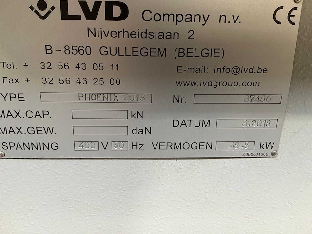 2018 lvd phoenix fl-3015 lasersnijmachine - afbeelding 7 van  17