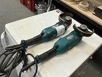 2018 makita haakse slijpmachine (2x) - afbeelding 1 van  6
