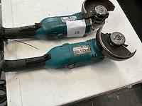 2018 makita haakse slijpmachine (2x) - afbeelding 3 van  6