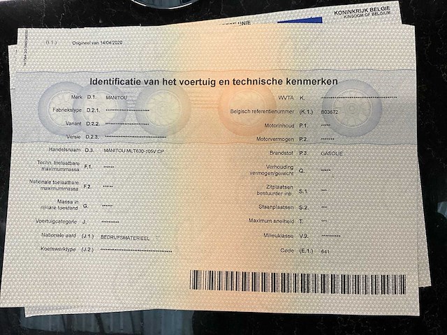 2018 manitou mlt 630 verreiker - afbeelding 11 van  26