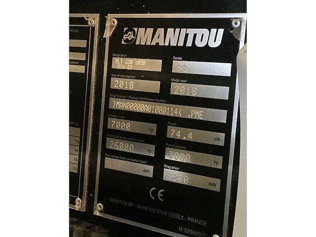 2018 manitou mlt 630 verreiker - afbeelding 17 van  26