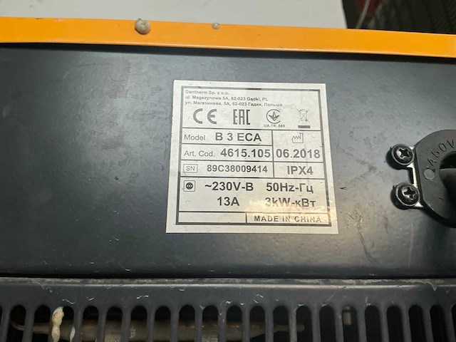 2018 master b3 eca heater - afbeelding 5 van  5