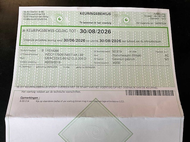 2018 mercedes-benz cla200d break - amg-line - afbeelding 65 van  72