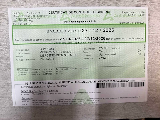 2018 mercedes-benz sprinter 519 cdi 3.0 cdi v6 – 130.178 km – 5.000 kg mtm – professioneel ingericht - afbeelding 37 van  42