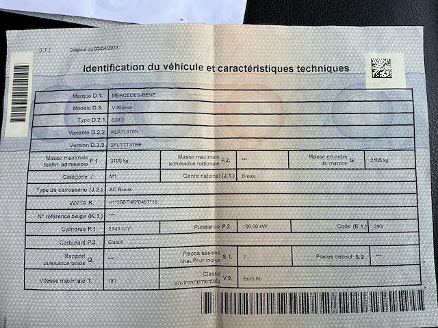 2018 mercedes-benz v200 - afbeelding 49 van  58