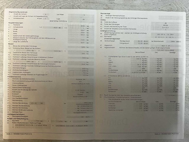 2018 mercedes sprinter 6 personen - euro 6 - airco - afbeelding 55 van  61