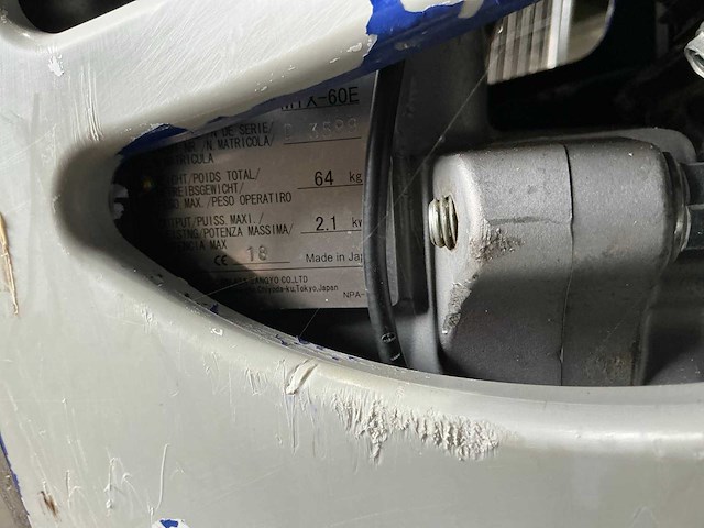 2018 mikasa mtx-60e trilstamper - afbeelding 7 van  7