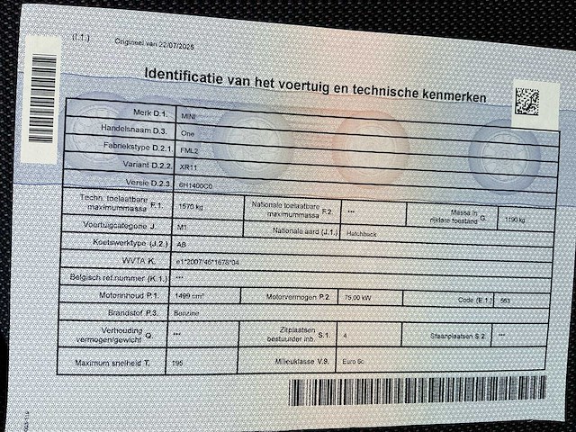 2018 mini cooper one personenauto - afbeelding 21 van  30