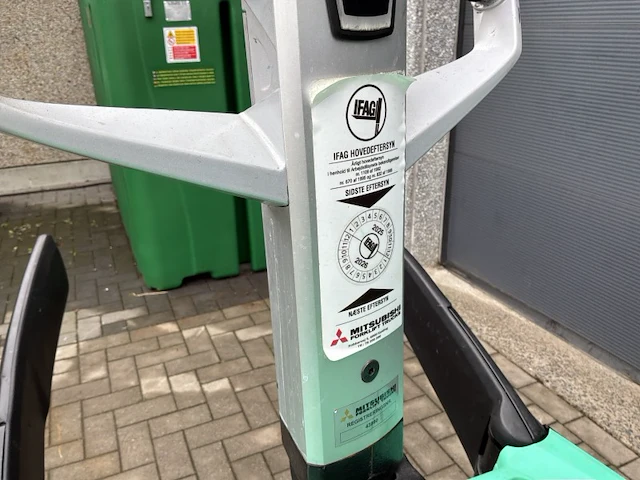 2018 mitsubishi pbv20n2 elektrische pallettruck - afbeelding 7 van  21
