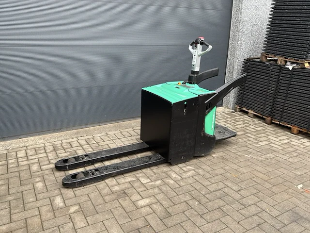 2018 mitsubishi pbv20n2 elektrische pallettruck - afbeelding 1 van  21