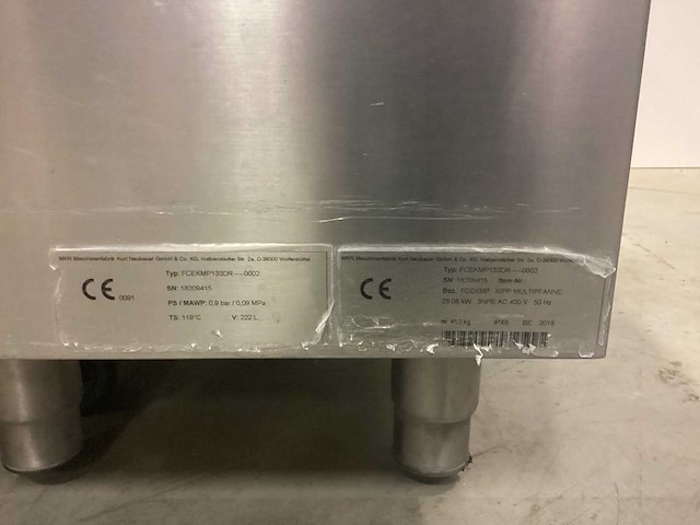 2018 mkn flexichef 222l fcekmp133dr-0002 braadslede - afbeelding 4 van  6